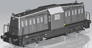 H0 Dieselová lokomotiva BR65-DE-19-A, USATC, Ep.II, DCC ZVUK