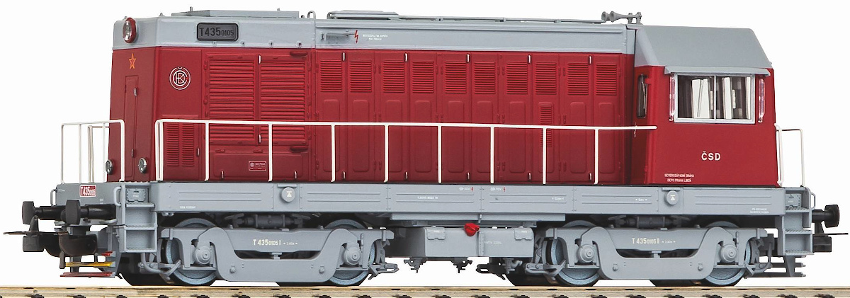 Modelová železnice - H0 Dieselová lokomotiva T435 "Hektor", ČSD, Ep.III