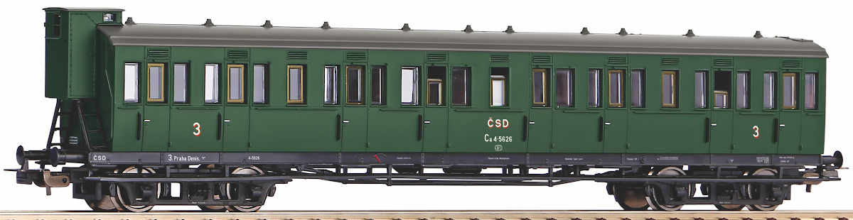 Modelová železnice - H0 Osobní vůz Ca 3.tř., ČSD, Ep.III