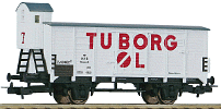 H0 Krytý vůz G02 "TUBORG", DSB, Ep.III