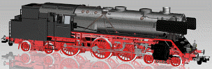 H0 Parní lokomotiva BR62, DB, Ep.III, DCC ZVUK, SPŘÁHLO, KOUŘ