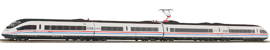 H0 Analogový set - vlak s jednotkou ICE3 Amtrak s kolejemi s podložím