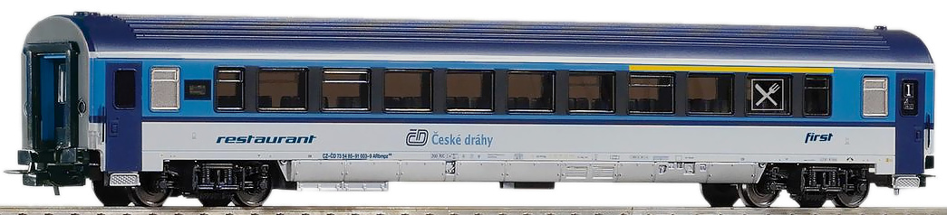 Modelová železnice - H0 Rychlíkový bufetový vůz "Railjet", ČD, Ep.VI