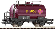 H0 Cisternový vůz Udh "MINOL", DR, Ep.IV