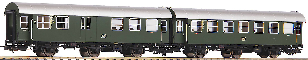 Modelová železnice - H0 2ks Osobní vůz B3yg a BD3yg, DB, Ep.III