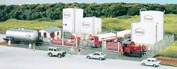 H0 Stavebnice - sklad pohonných hmot "Esso"
