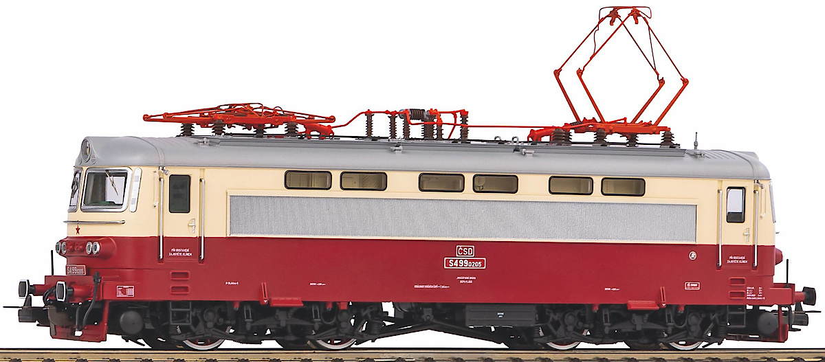 Modelová železnice - H0 Elektrická lokomotiva S499.02 "Plecháč", ČSD, Ep.IV