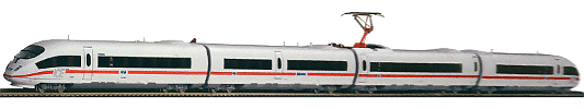 H0 Analogový set - vlak s jednotkou ICE3 NS s kolejemi s podložím