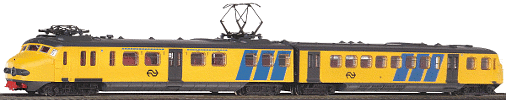 H0 Analogový set - vlak s lokomotivou Hondekop NS s kolejemi s podložím