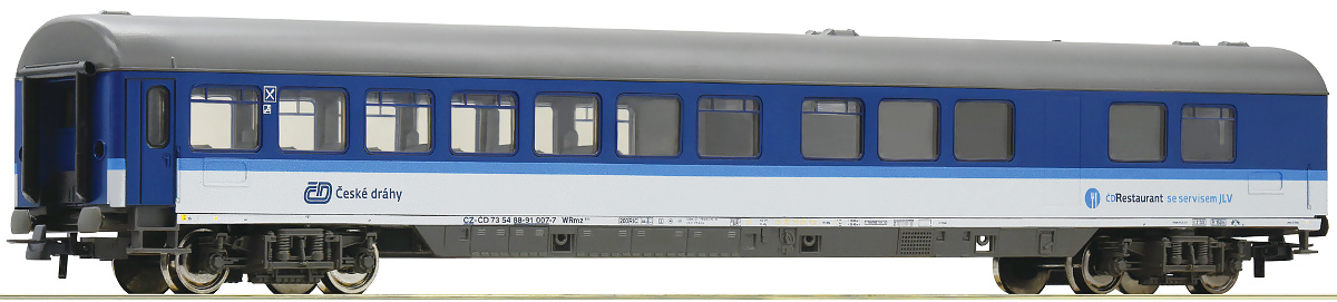 Modelová železnice - H0 Jídelní vůz EC WRmz 2.tř., ČD, Ep.VI, 1:100