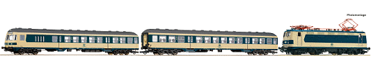 H0 3ks Elektrická lokomotiva BR141 s vozy, DB, Ep.IV, DCC ZVUK
