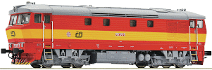 H0 Dieselová lokomotiva 751.375-7 "Bardotka", ČD, Ep.V