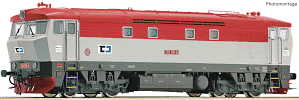 H0 Dieselová lokomotiva 751.176 "Bardotka", ČD Cargo, Ep.VI