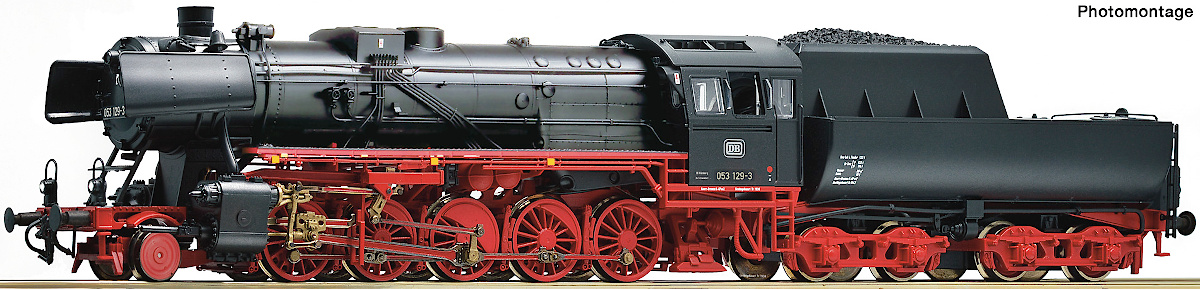 Modelová železnice - H0 Parní lokomotiva BR053.129-3, DB, Ep.IV, DCC ZVUK
