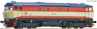 H0 Dieselová lokomotiva 749.257 "Bardotka", ČD, Ep.V