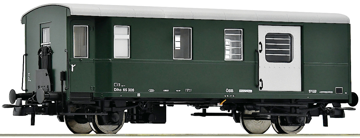 Modelová železnice - H0 Zavazadlový vůz Diho, ÖBB, Ep.IV