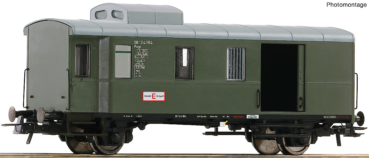 Modelová železnice - H0 Zavazadlový vůz Pwgs41, DB, Ep.III
