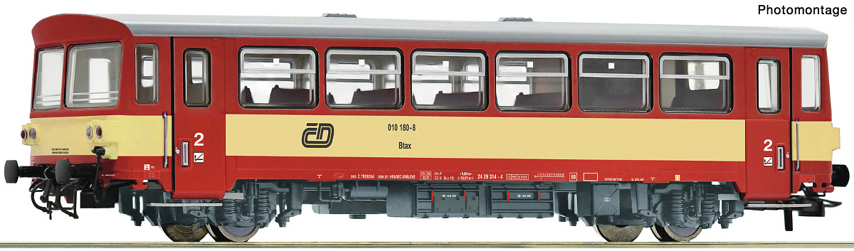Modelová železnice - H0 Přípojný vůz Btax, ČD, Ep.V, OSVĚTLENÍ