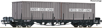 H0 Klanicový vůz Rs "United States Lines", NS, Ep.IV