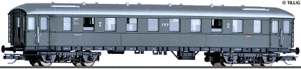 TT Rychlíkový vůz Bix 2.tř., PKP, Ep.III