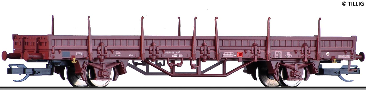 Modelová železnice - TT Nízkostěnný vůz Ks447, DBAG, Ep.V