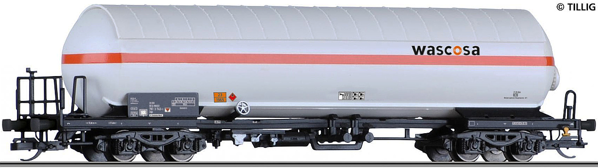 Modelová železnice - TT Cisternový vůz Zags, WASCOSA, Ep.VI