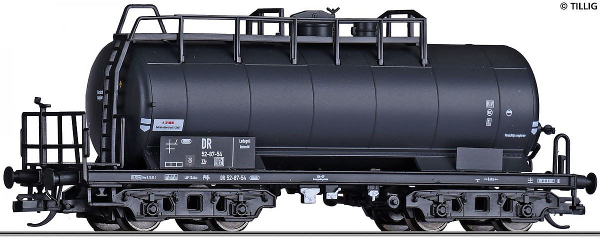 Modelová železnice - TT Cisternový vůz ZZ, DR, Ep.III