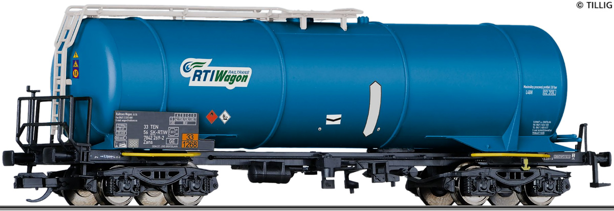 Modelová železnice - TT Cisternový vůz Zans, RTI, Ep.VI