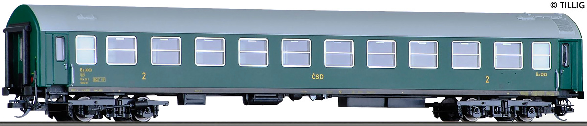 Modelová železnice - H0 Rychlíkový vůz Ba Y 2.tř., ČSD, Ep.III, #1