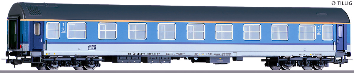 Modelová železnice - H0 Rychlíkový vůz A150 1.tř., ČD, Ep.V