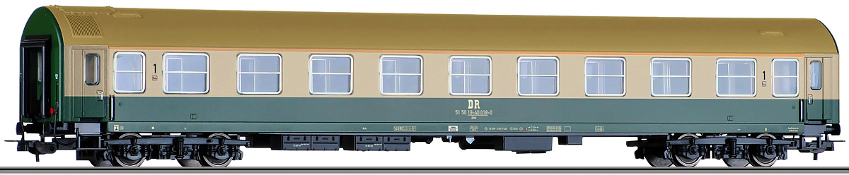 Modelová železnice - H0 Rychlíkový vůz Y Am 1.tř., DR, Ep.IV