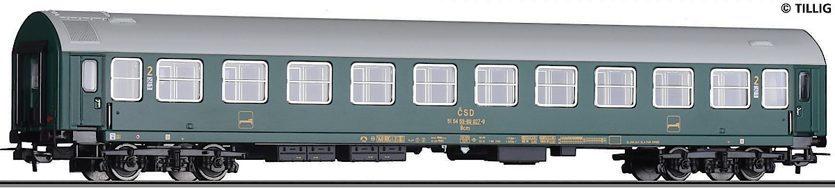 Modelová železnice - H0 Lehátkový vůz Y Bcm 2.tř., ČSD, Ep.IV