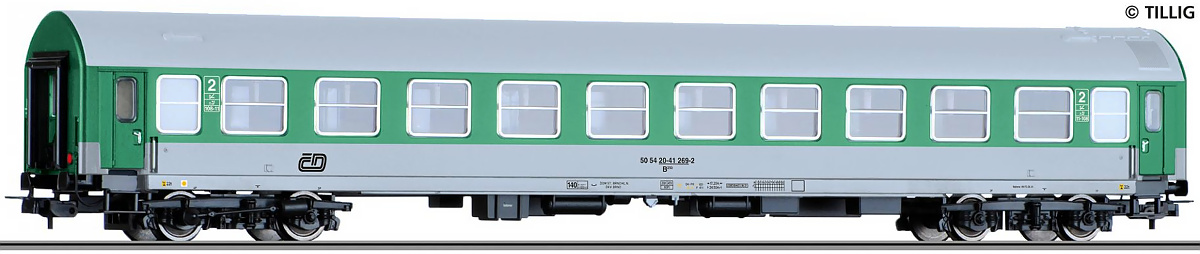 Modelová železnice - H0 Rychlíkový vůz Y B250 2.tř., ČD, Ep.V