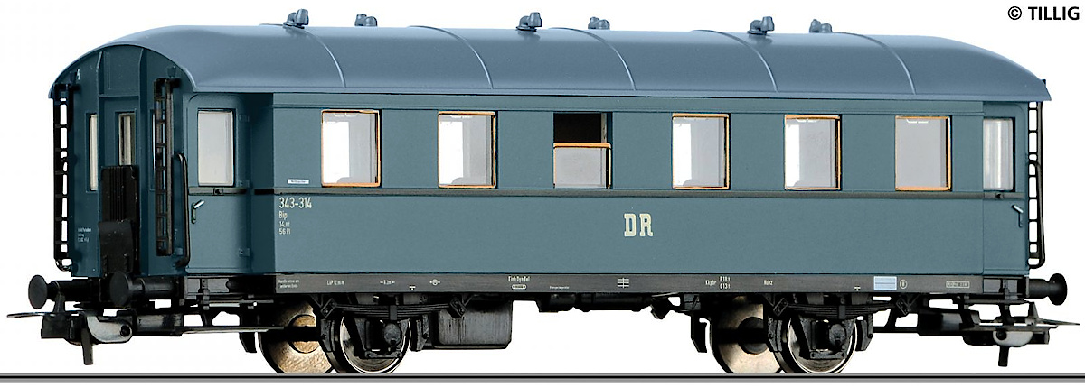 Modelová železnice - H0 Osobní vůz Bip, DR, Ep.III