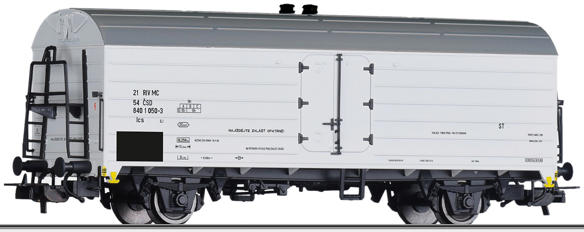 Modelová železnice - H0 Chladící vůz Ics, ČSD, Ep.IV