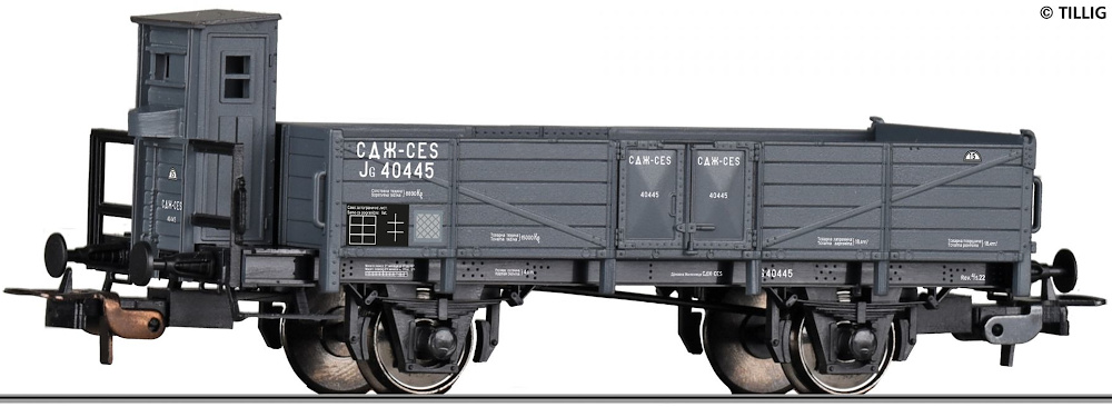 Modelová železnice - H0 Otevřený vůz Jg, CES, Ep.II