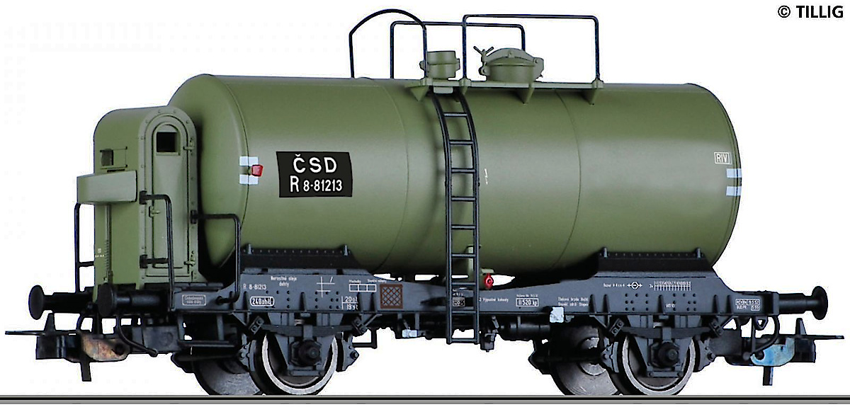 Modelová železnice - H0 Cisternový vůz R, ČSD, Ep.IV
