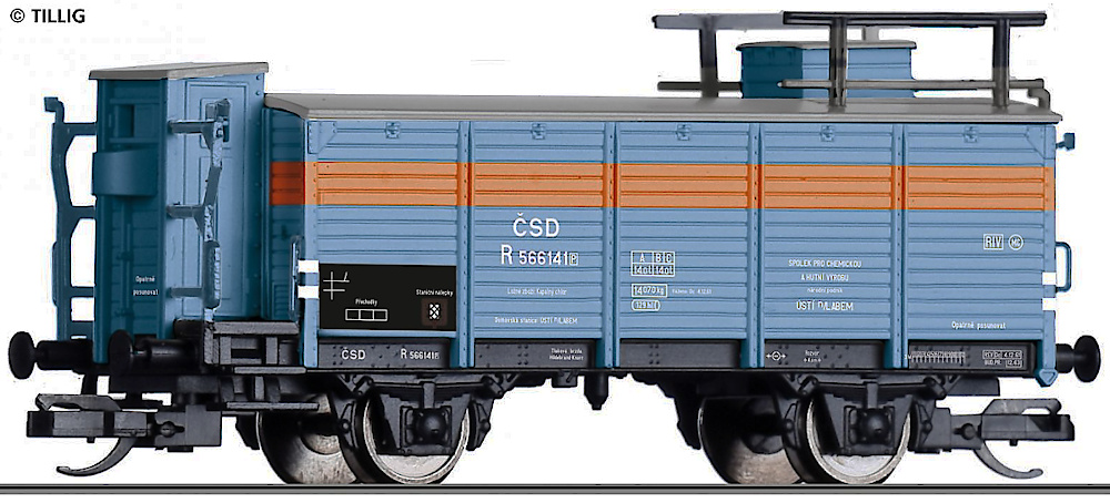 Modelová železnice - TT Vůz na převoz kapalného plynu R, ČSD, Ep.III