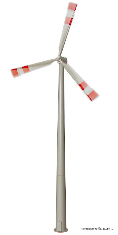 Modelová železnice - H0 Stavebnice - větrná elektrárna s pohybem
