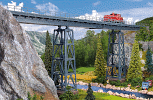 H0 Stavebnice - železniční most kamenný přímý 720mm