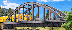 H0 Stavebnice - železniční most ocelový přímý 360mm