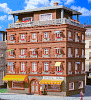 H0 Stavebnice - městský dům s ateliérem a terasou