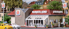H0 Stavebnice - rychlé občerstvení "Burger King"