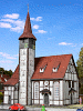 H0 Stavebnice - hrázděný kostel "Altbach"