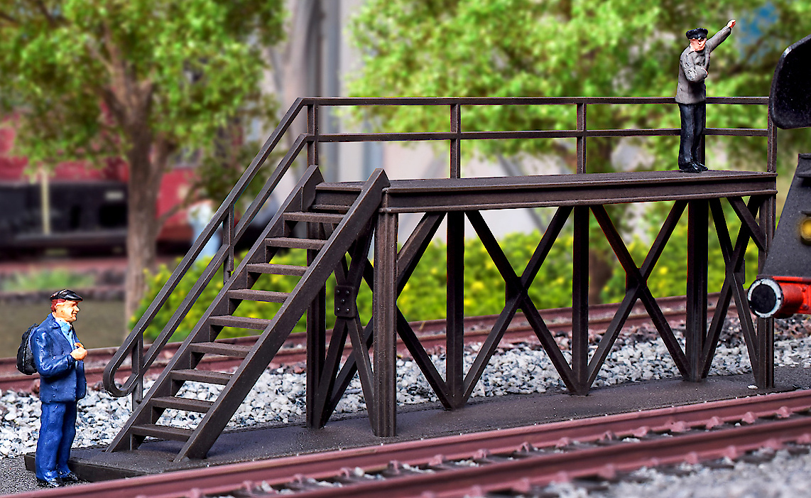 Modelová železnice - H0 Stavebnice - lokomotivní pracovní plošina